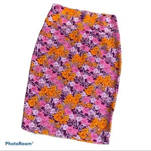 Sweet Floral Cassie Pencil Skirt